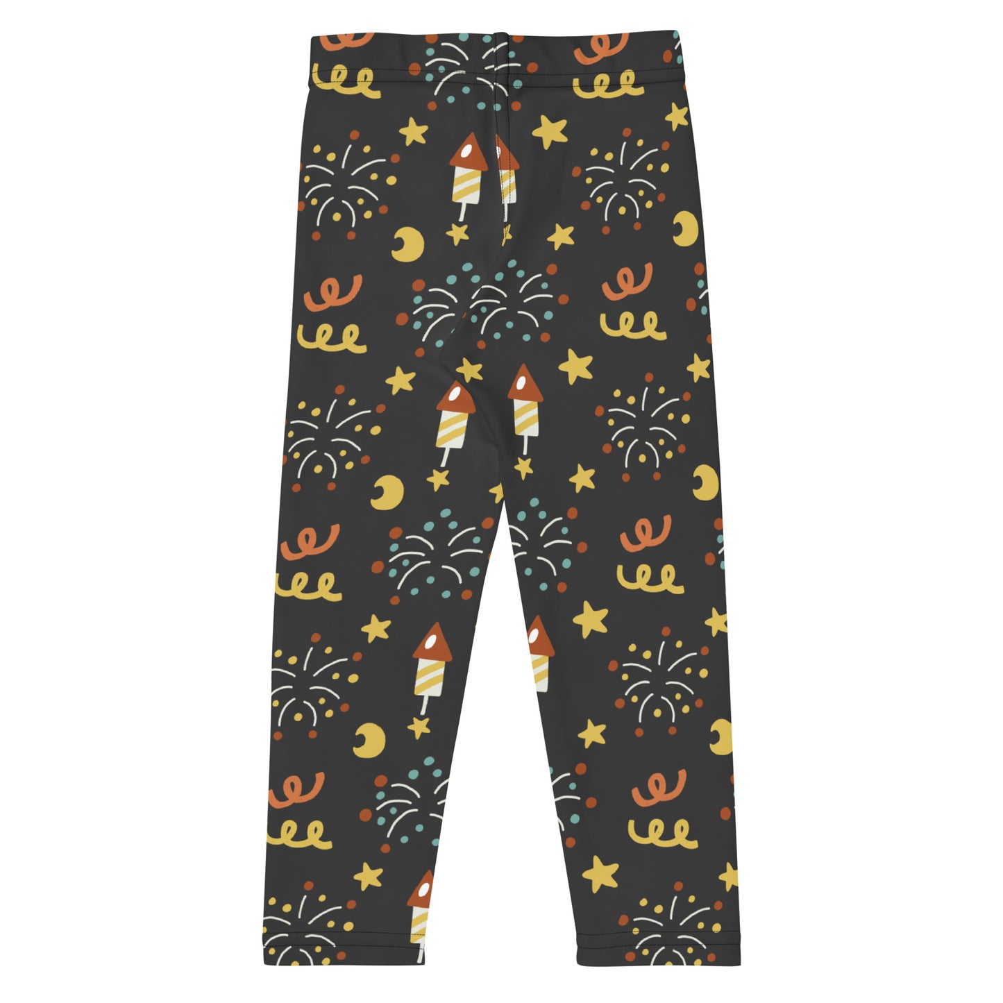 Kid's Leggings - Fireworks in the Amusement Park