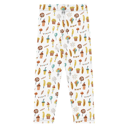 Kid's Leggings - Party Time in the Amusement Park