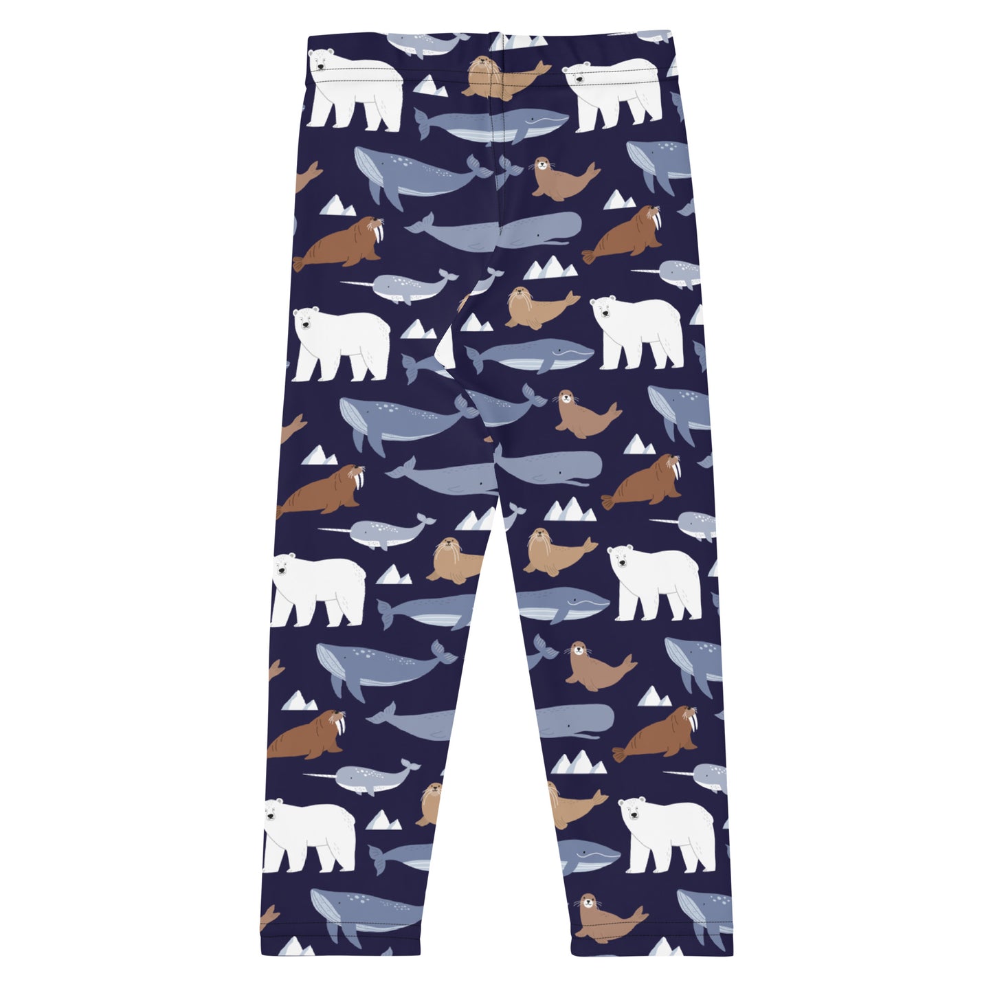 Kid's Leggings - Polar Bear, Walrus, Whale, Narwhal