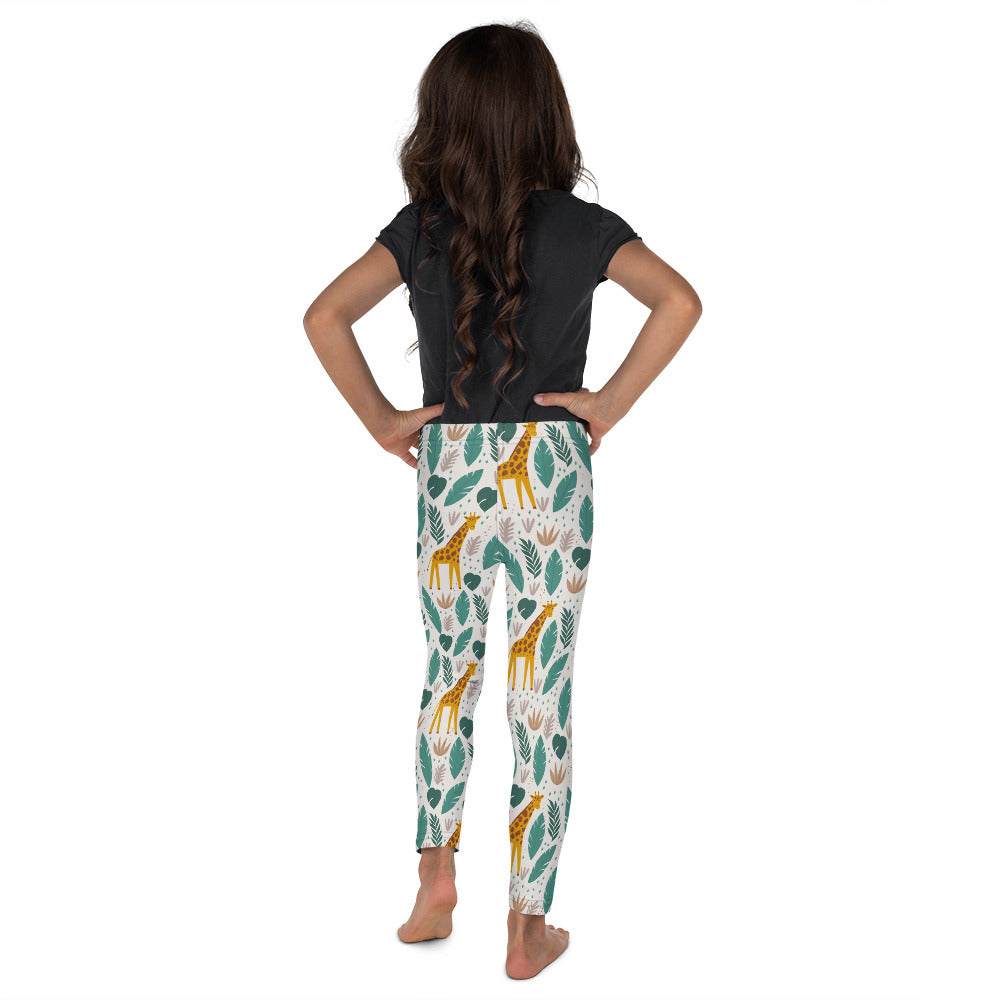 Kid's Leggings - Jungle Giraffe