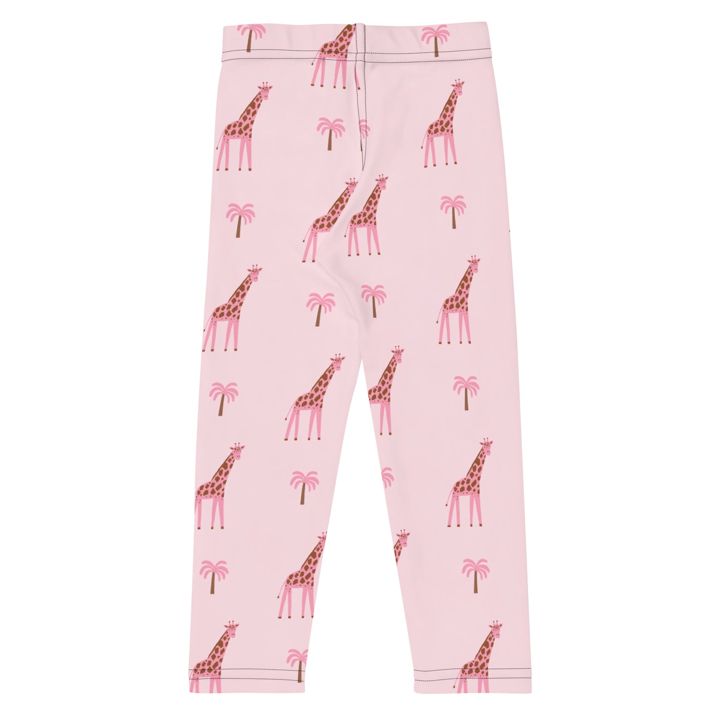 Kid's Leggings - Pink Giraffe