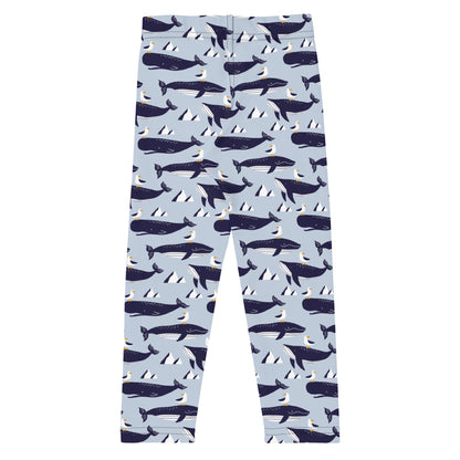 Kid's Leggings - Whales in Antarctica