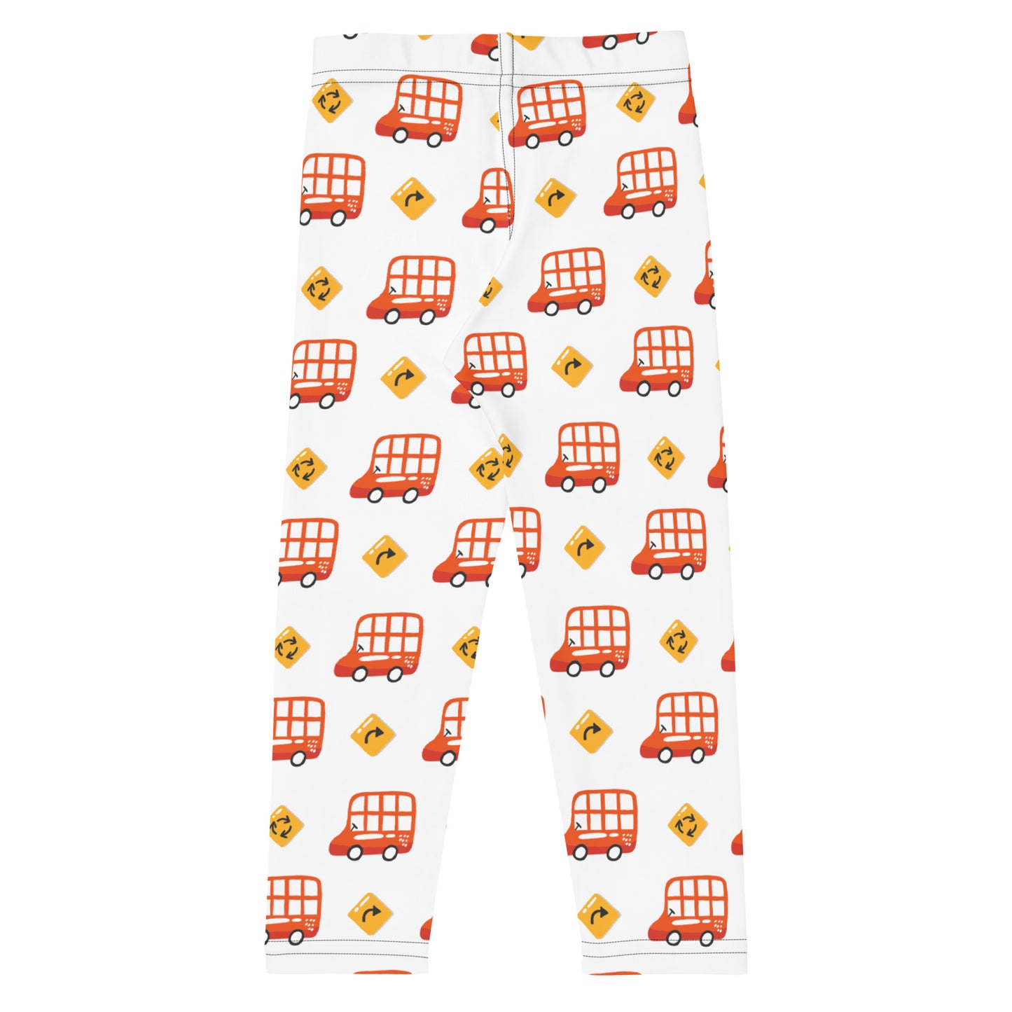 Kid's Leggings - Beep Beep! Double Decker Bus Ride