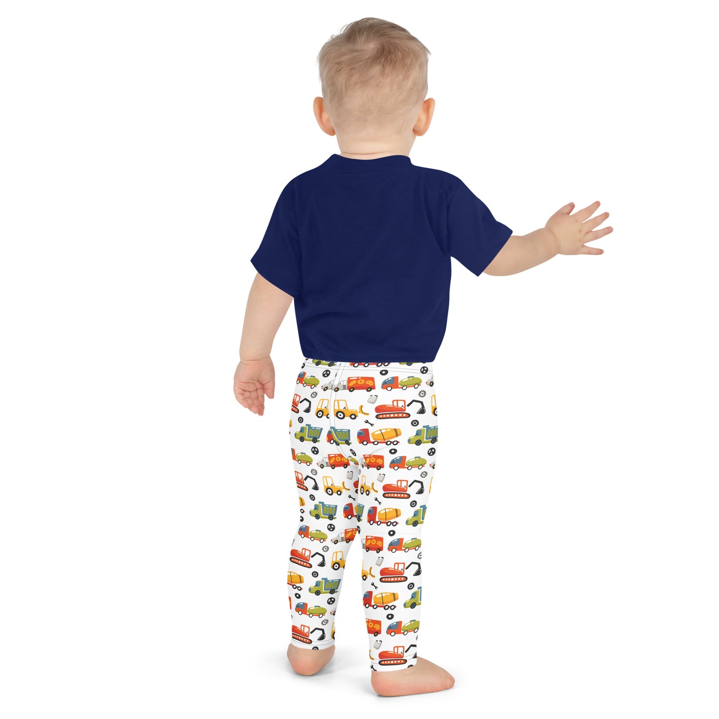 Kid's Leggings - Truck, Excavator, Tanker Truck, Dozer