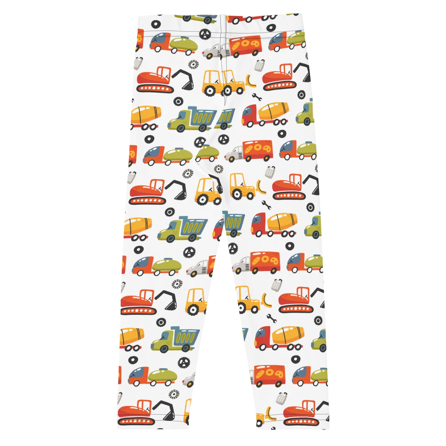 Kid's Leggings - Truck, Excavator, Tanker Truck, Dozer