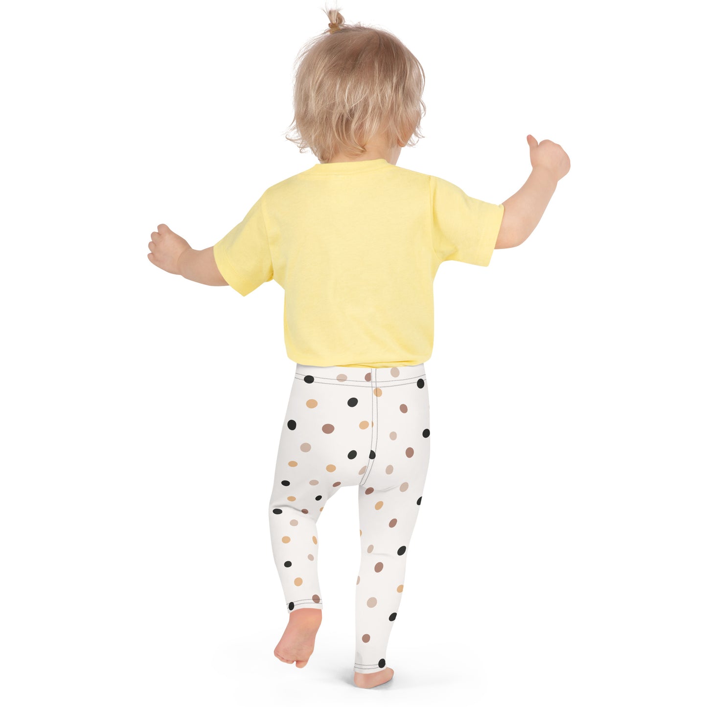 Kid's Leggings - Bohemian Girls - Boho Polka Dots