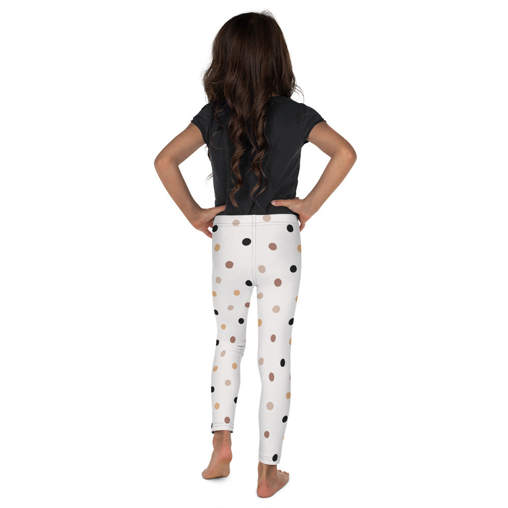 Kid's Leggings - Bohemian Girls - Boho Polka Dots