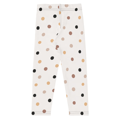 Kid's Leggings - Bohemian Girls - Boho Polka Dots