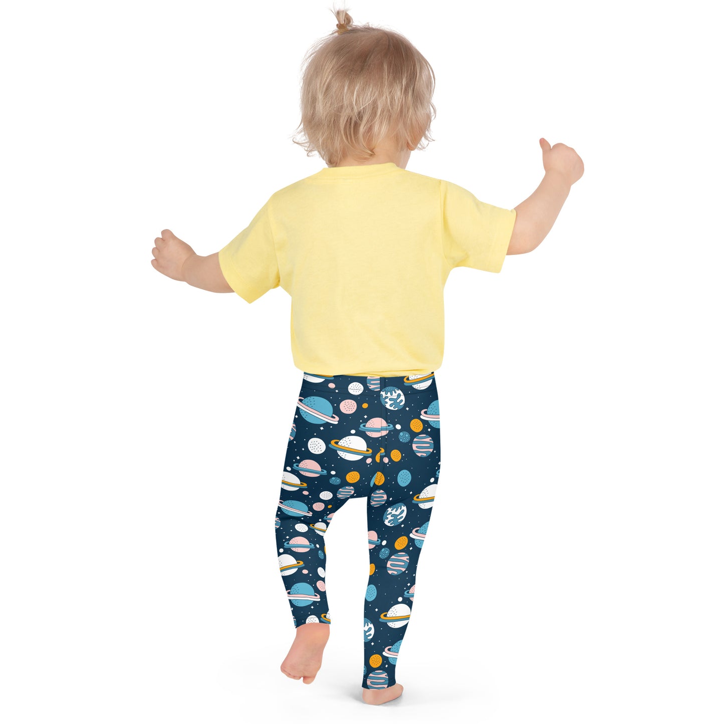 Kid's Leggings - Oh My Space! - Navy