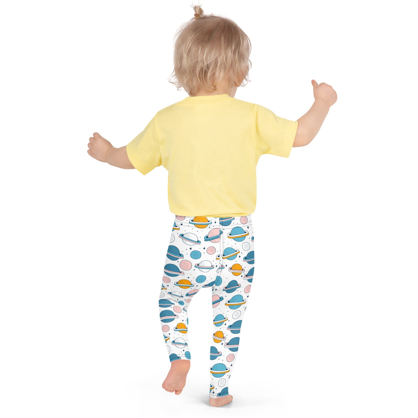 Kid's Leggings - Planet, Planet and Planet! White