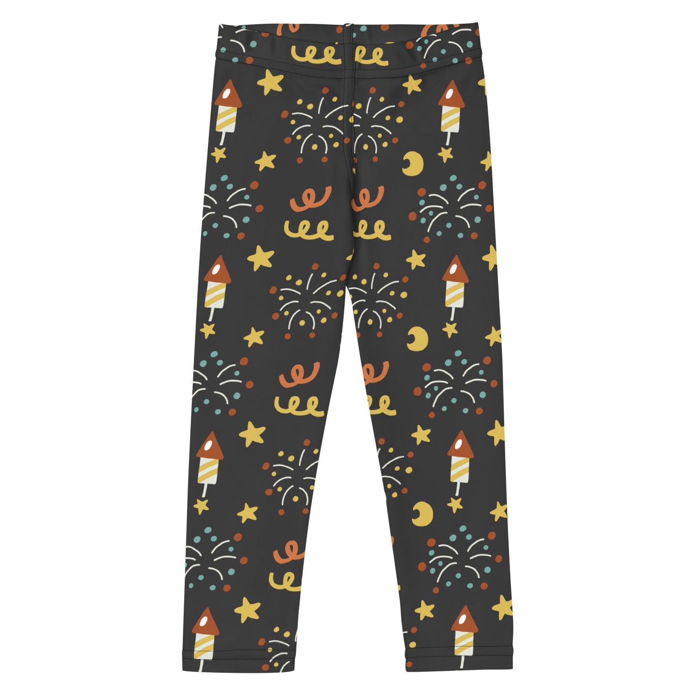 Kid's Leggings - Fireworks in the Amusement Park