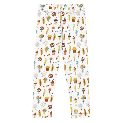 Kid's Leggings - Party Time in the Amusement Park