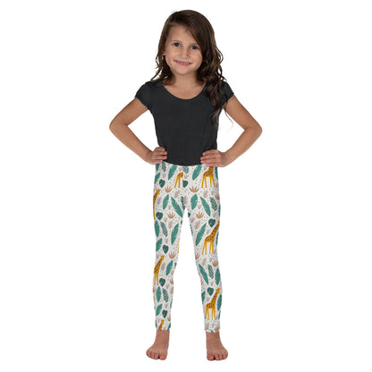 Kid's Leggings - Jungle Giraffe