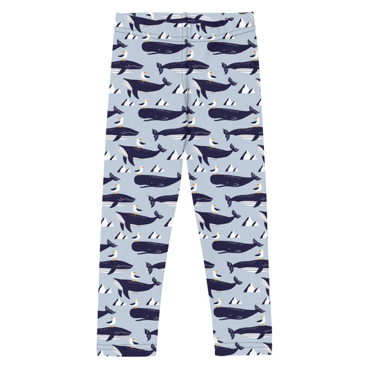 Kid's Leggings - Whales in Antarctica