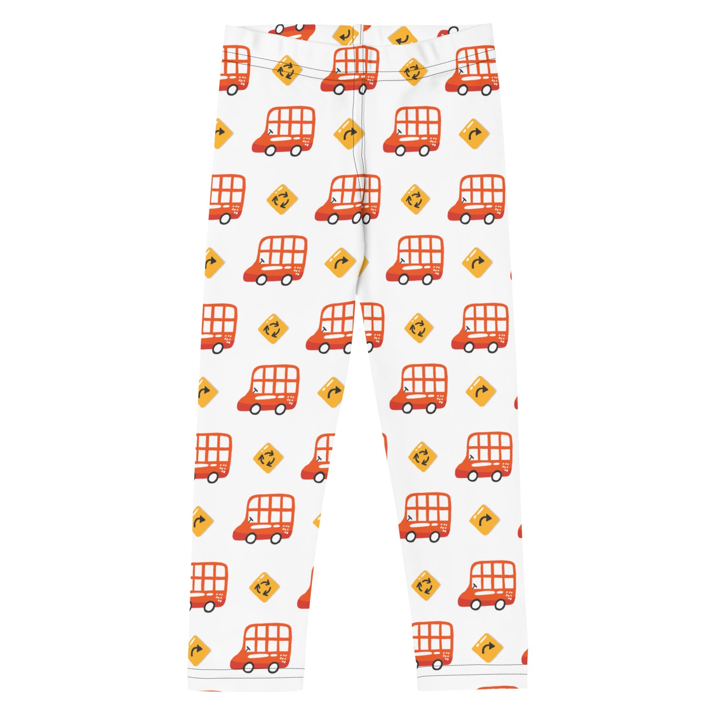 Kid's Leggings - Beep Beep! Double Decker Bus Ride