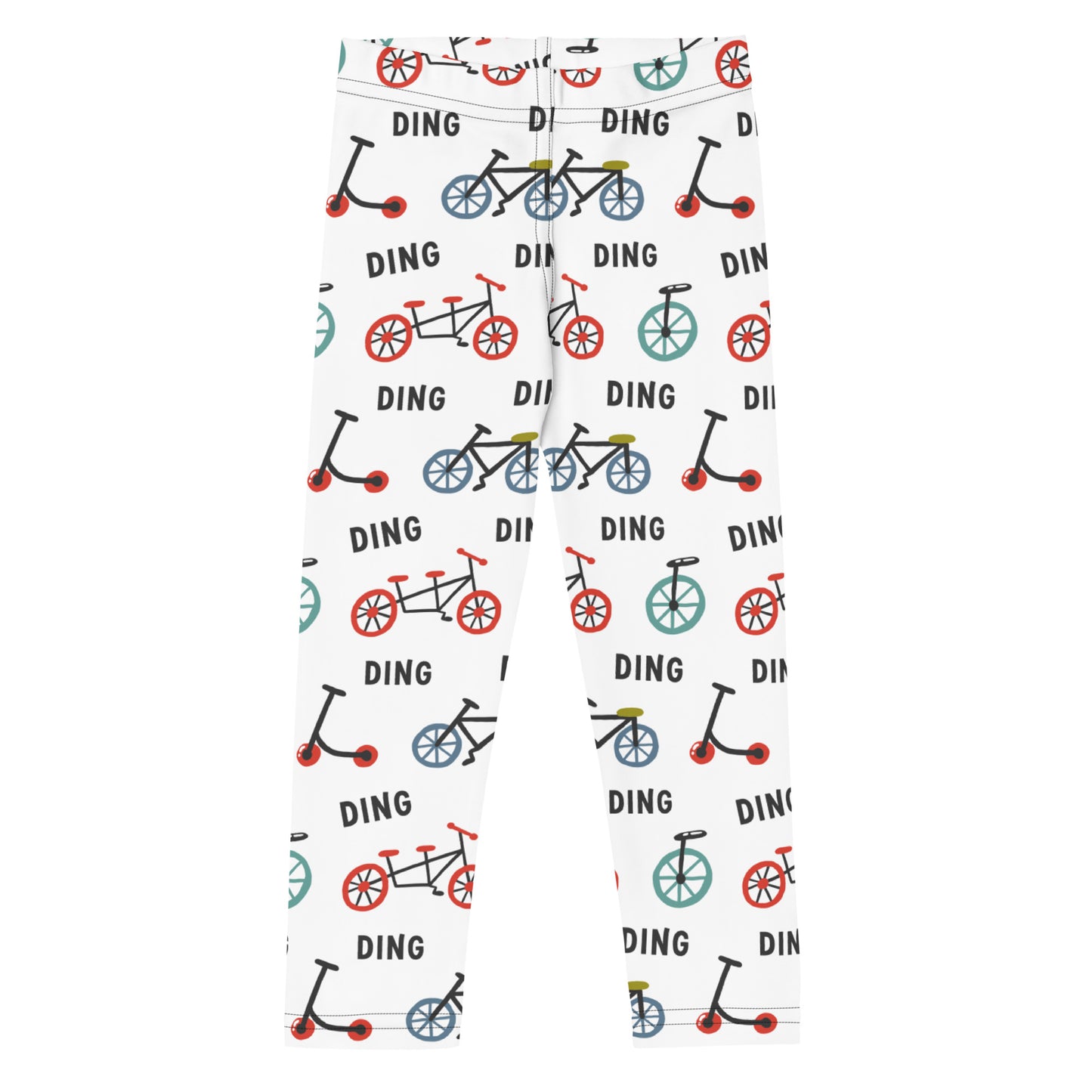 Kid's Leggings - Ding Ding! Let's Go Bicycle Ride!