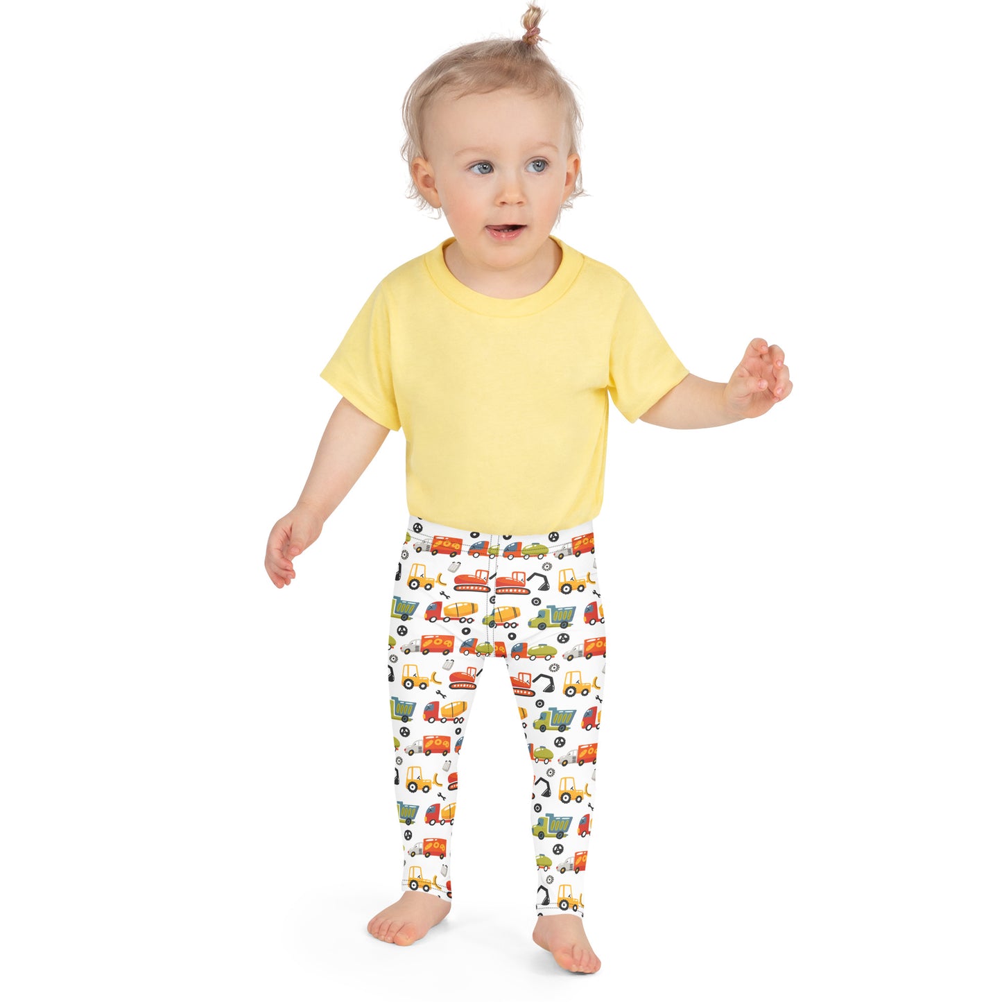 Kid's Leggings - Truck, Excavator, Tanker Truck, Dozer