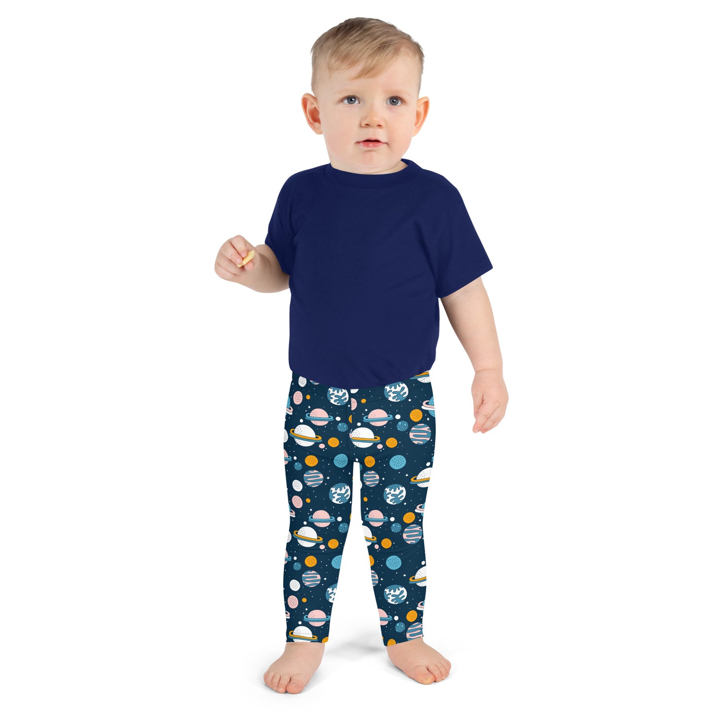 Kid's Leggings - Oh My Space! - Navy