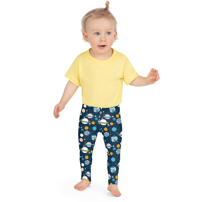 Kid's Leggings - Oh My Space! - Navy