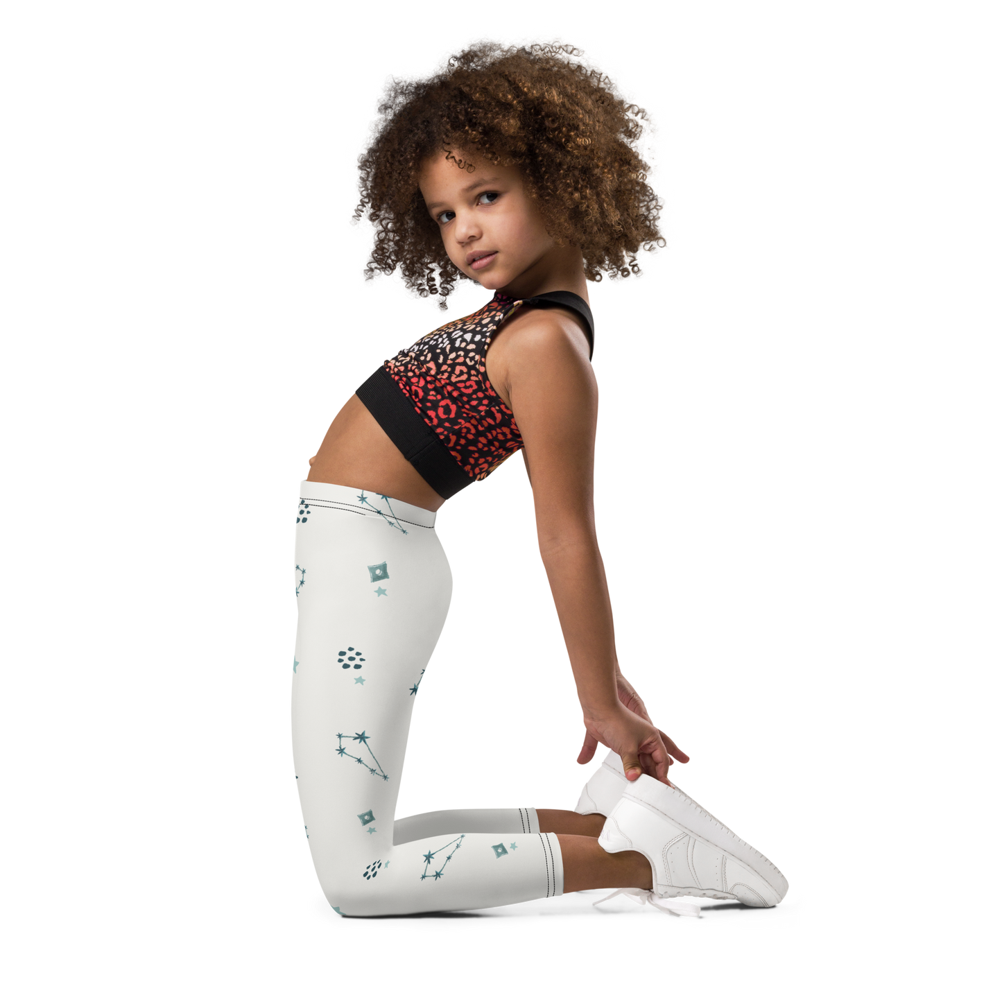 Kid's Leggings - Magical Constellations and Stars