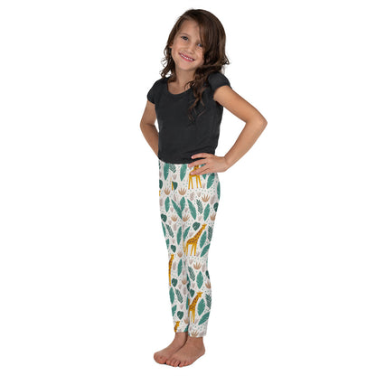 Kid's Leggings - Jungle Giraffe