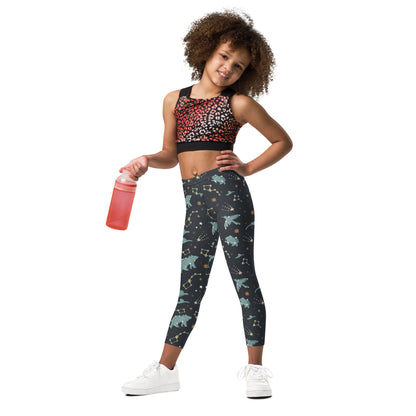 Kid's Leggings - Constellations for Space Travellers