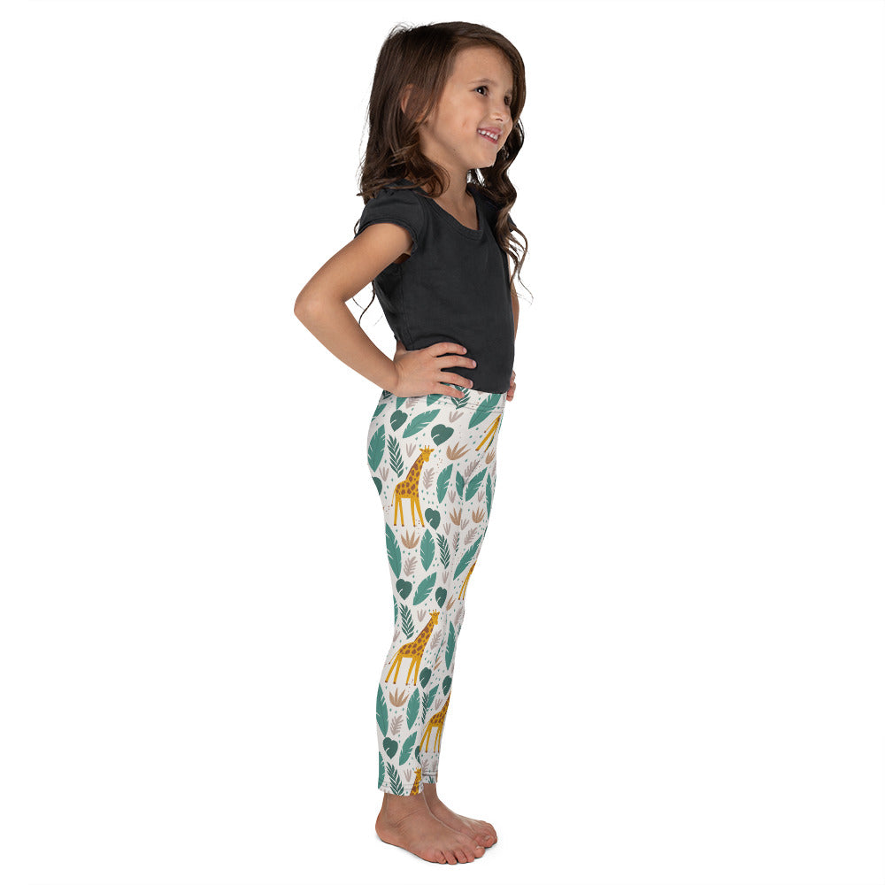 Kid's Leggings - Jungle Giraffe