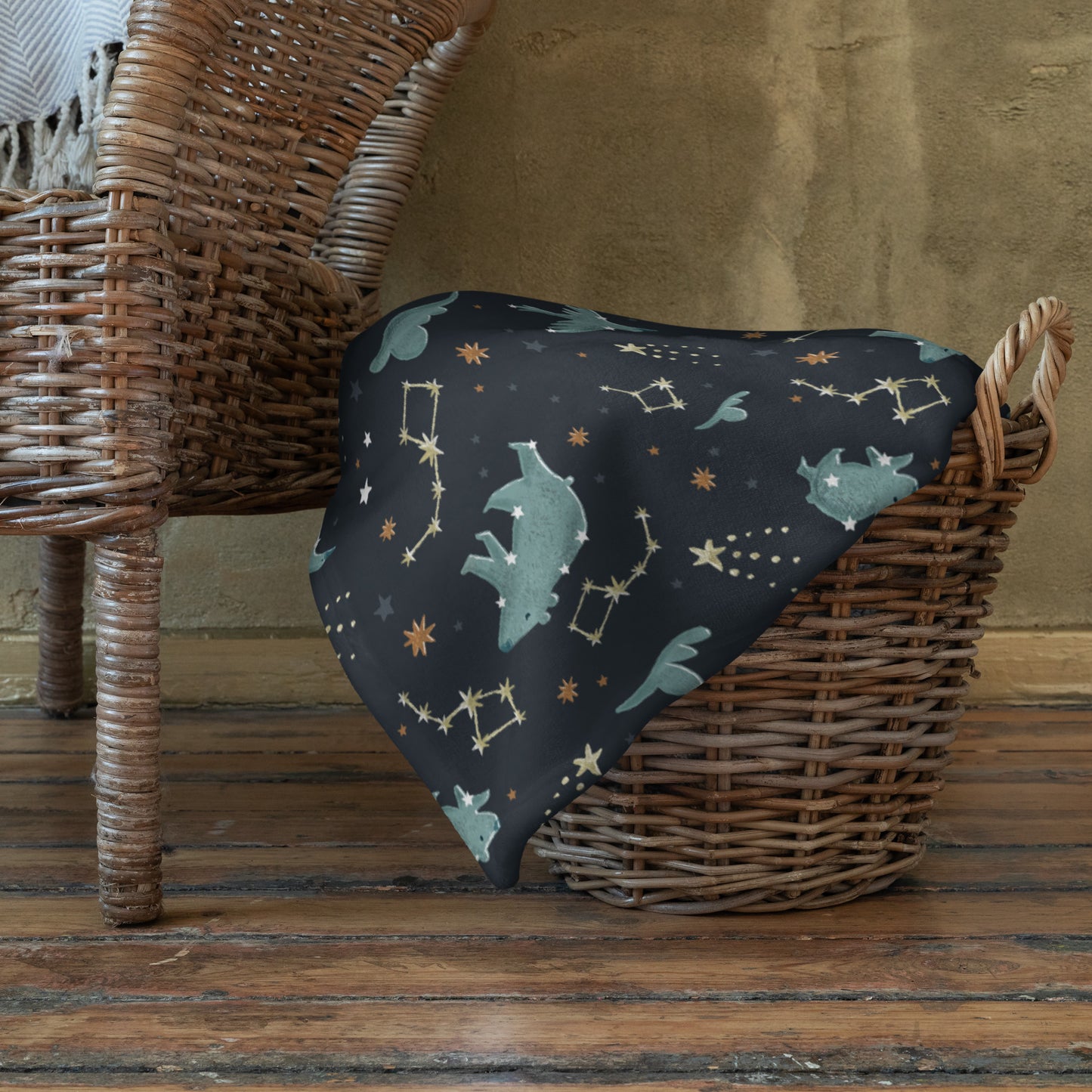 Constellations Throw Blanket for Babies and Kids