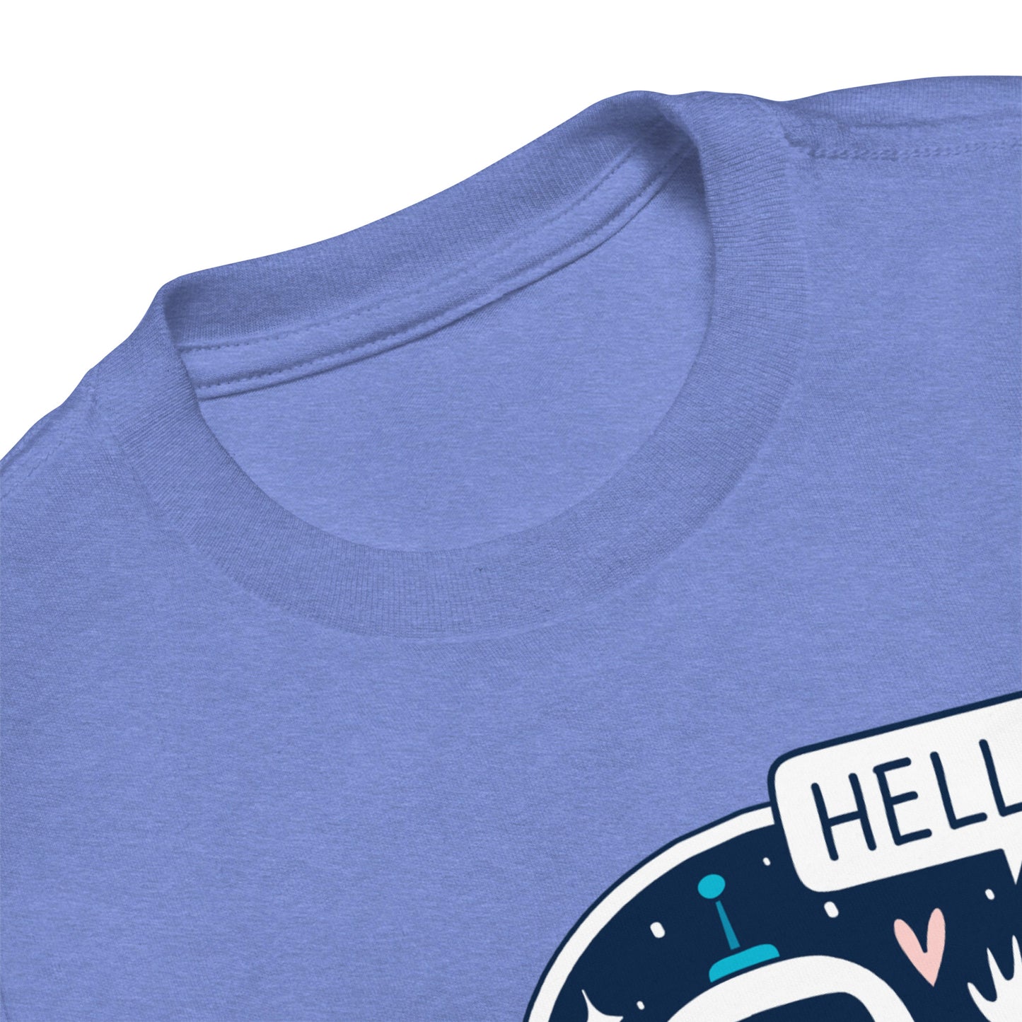 Hello Space Explorer Toddler T-Shirts - Cotton Short Sleeve Tee for Little Astronauts Ages 2-5