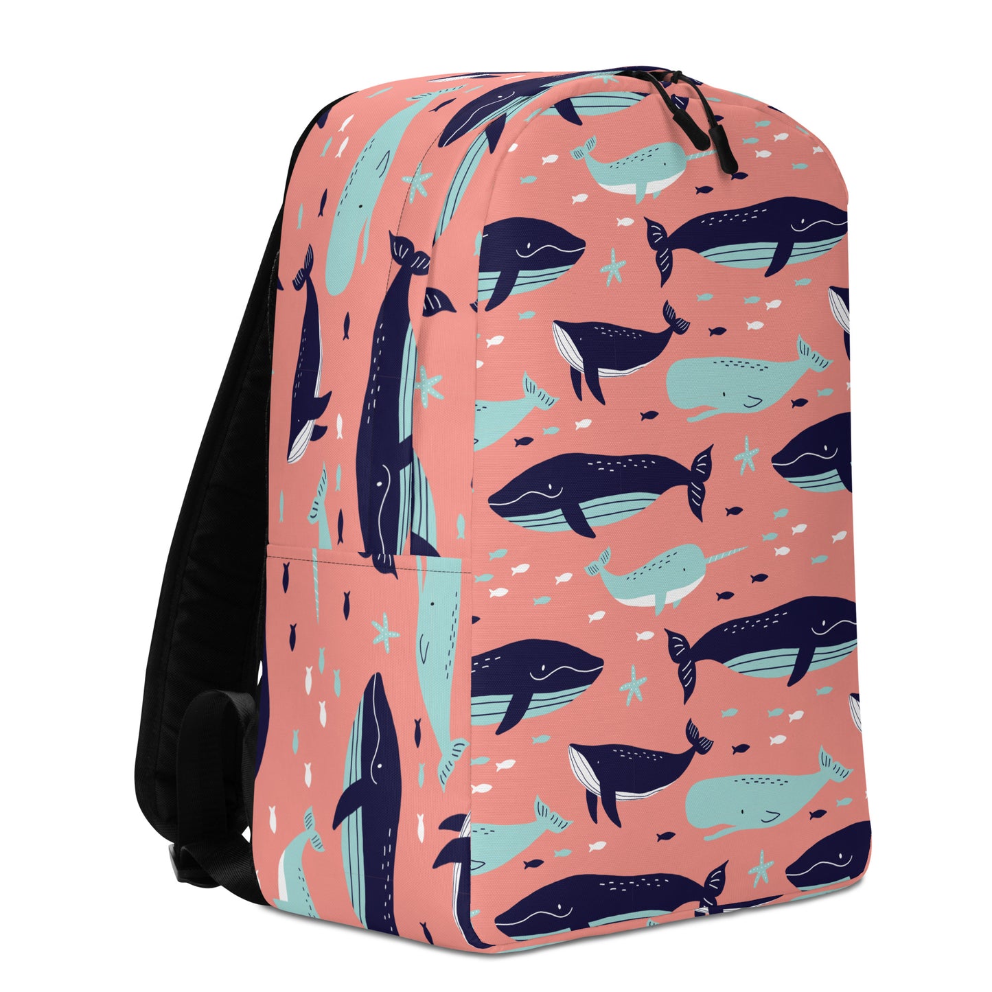 Minimalist Backpack Magical Whale World