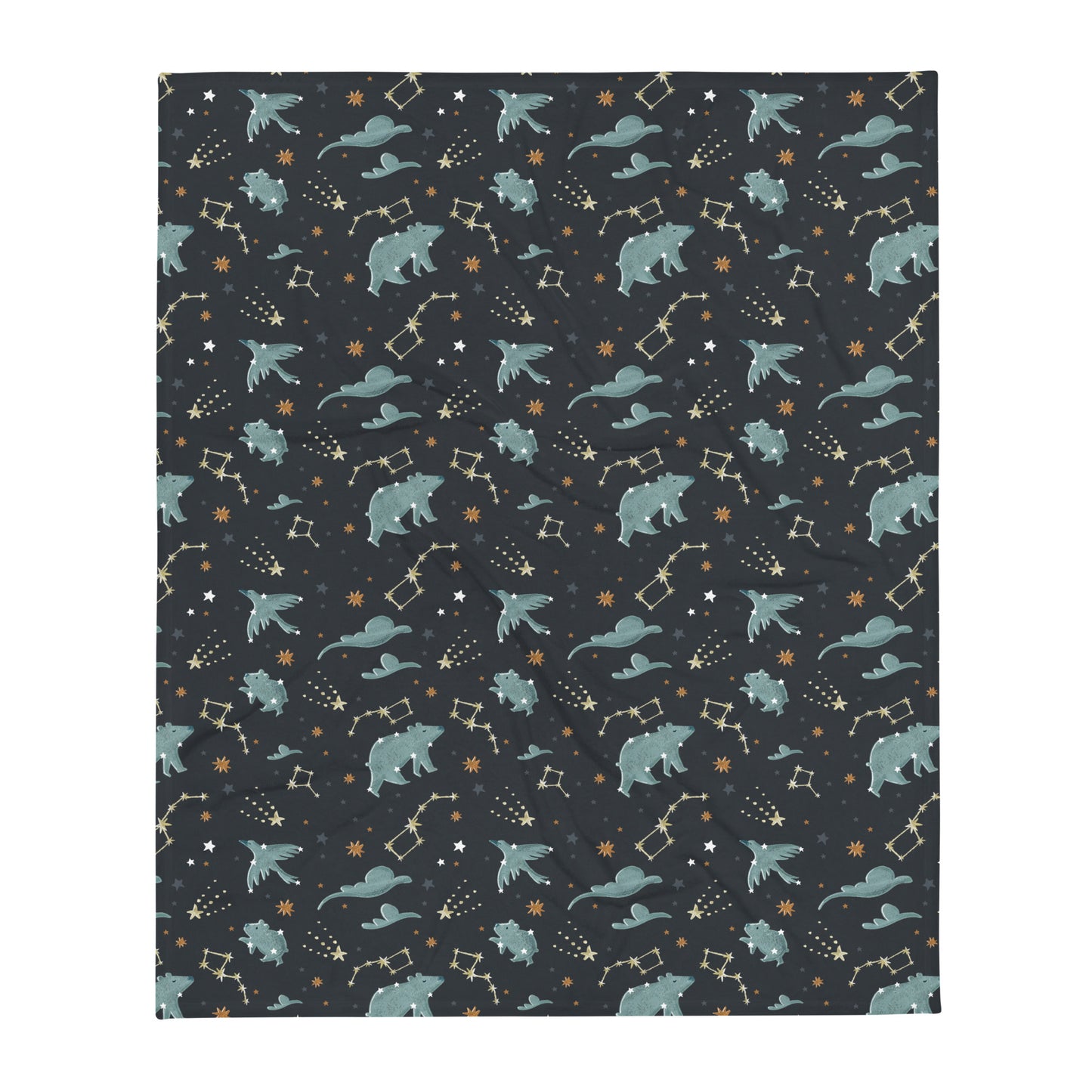 Constellations Throw Blanket for Babies and Kids