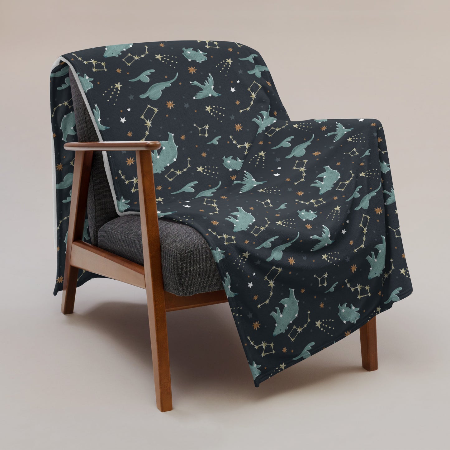 Constellations Throw Blanket for Babies and Kids